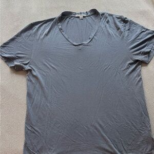 James Perse Blue Short Sleeve Tee
